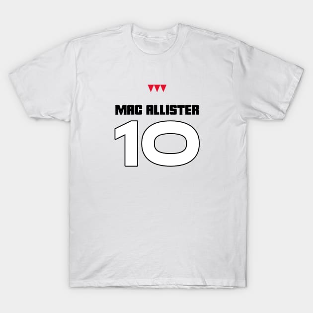 Liverpool Mac Allister 10 T-Shirt by CazzApparel